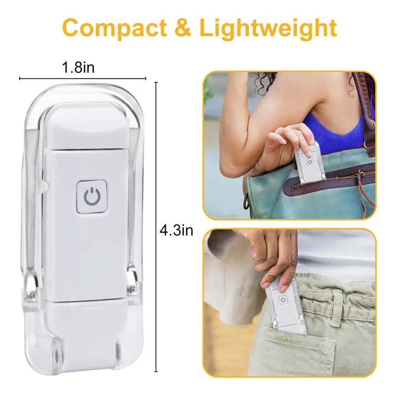 USB Rechargeable LED Book Light with Eye Protection