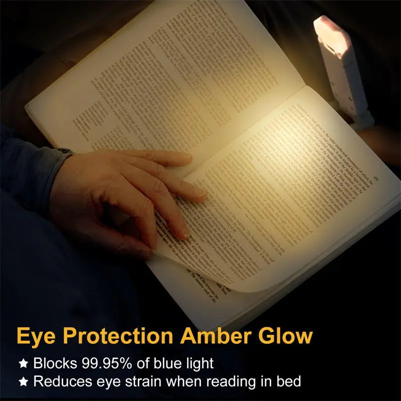USB Rechargeable LED Book Light with Eye Protection