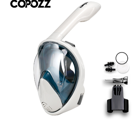 COPOZZ Full Face Snorkel Mask Set for Kids & Adults