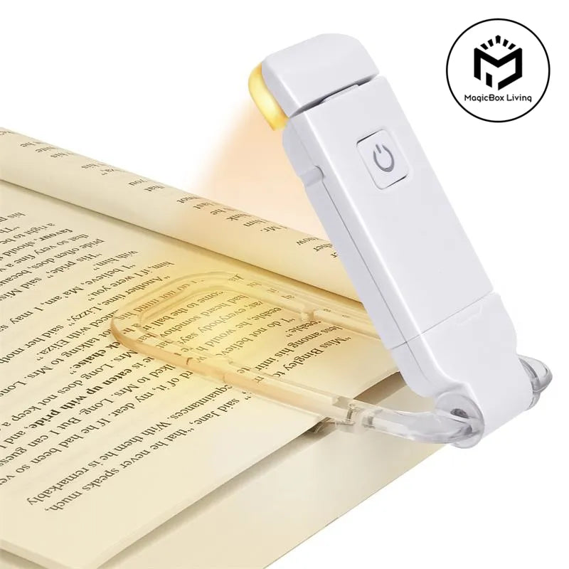 USB Rechargeable LED Book Light with Eye Protection
