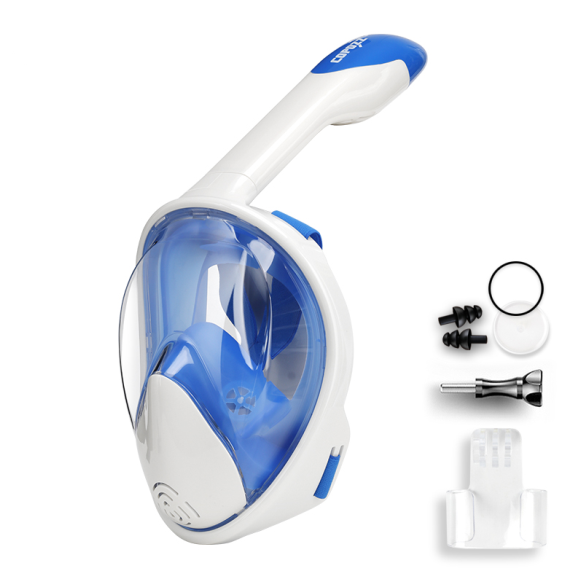 COPOZZ Full Face Snorkel Mask Set for Kids & Adults